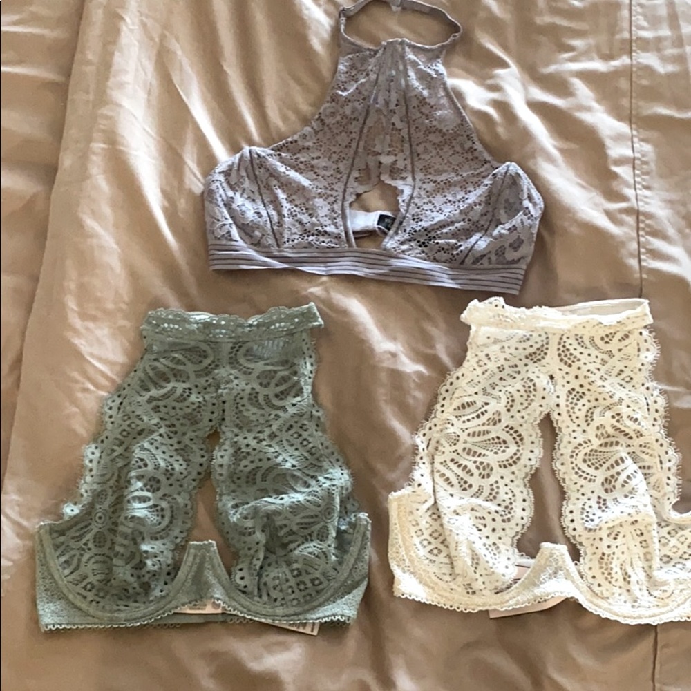 High neck bralettes